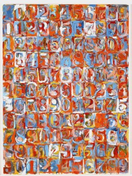 Abstracto famoso Painting - Números en color Expresionismo abstracto